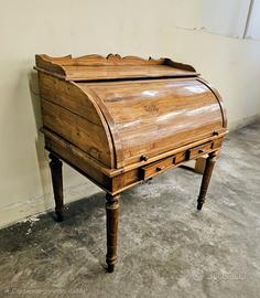 scrivania con ribaltina scorrevole