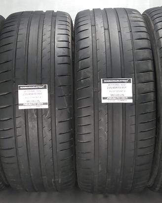 4 PNEUMATICI USATI 235/45R19 99Y PILOT SPORT 4 MIC