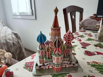 Costruzione 3D Cattedrale di San Basilio in Carta