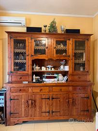 Mobile salone in legno massello