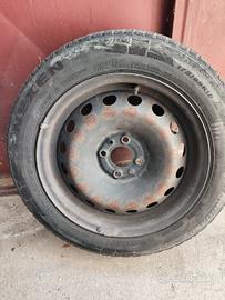 4 cerchi ferro Lancia Y Fiat Panda