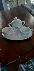 servizio da caffe in ceramica