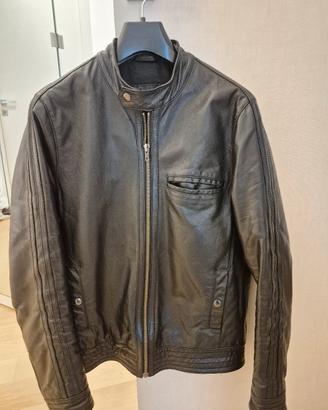 Giacca pelle Asos tg S nera