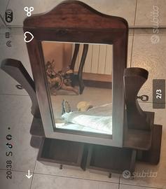 Toilette specchio inclinabile