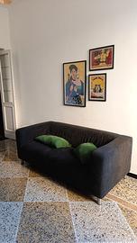 Divano klippan grigio scuro