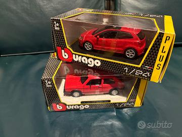 Lotto: VW Polo GTI e VW Golf GTI 1/24 Burago