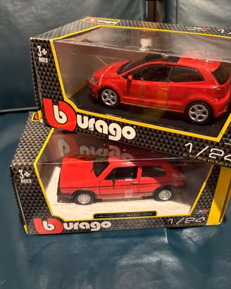 Lotto: VW Polo GTI e VW Golf GTI 1/24 Burago