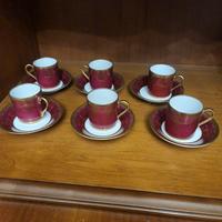 Raro Servizio Caffè Vintage Hertel Jacob Bavaria