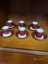 Raro Servizio Caffè Vintage Hertel Jacob Bavaria