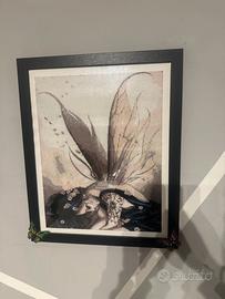 Quadro “Fata addormentata”. In diamond painting