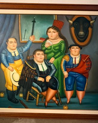 Riproduzione di un dipinto di Fernando Botero