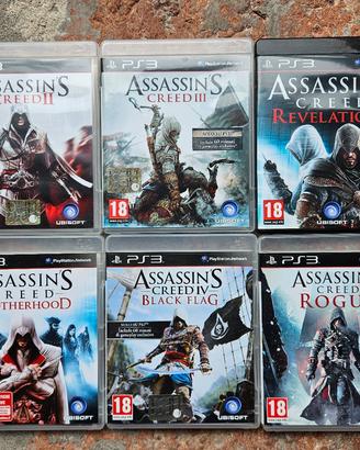 Saga completa Assassin's Creed PS3
