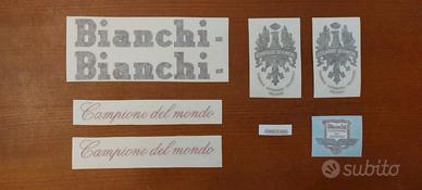 SET DECALCOMANIE BIANCHI CAMPIONE DEL MONDO