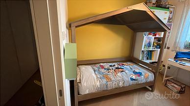Letto singolo a capanna maison du monde