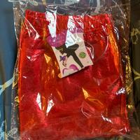 Leggins rosso satinato 