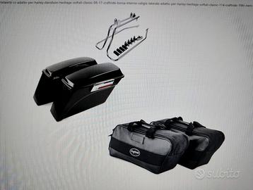 Kit borse rigide laterali Harley Davidson