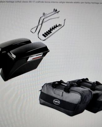 Kit borse rigide laterali Harley Davidson
