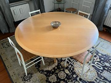 Tavolo da pranzo rotondo diam.180cm design danese