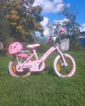 Bici bambina 14 pollici 3/6 anni Hello Kitty