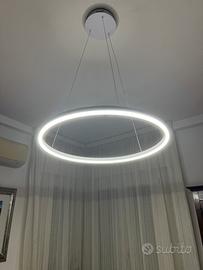Lampadario LED Moderno Ø60 Per Soggiorno/Studio