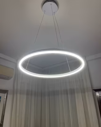 Lampadario LED Moderno Ø60 Per Soggiorno/Studio