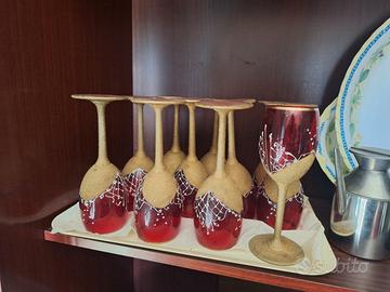 bicchieri arte murano