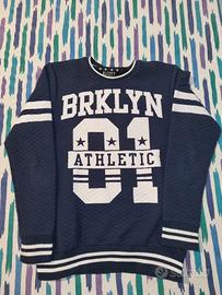 Maglione lana uomo blu alcott