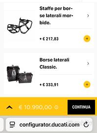 Borse laterali originali Ducati Scrambler 800