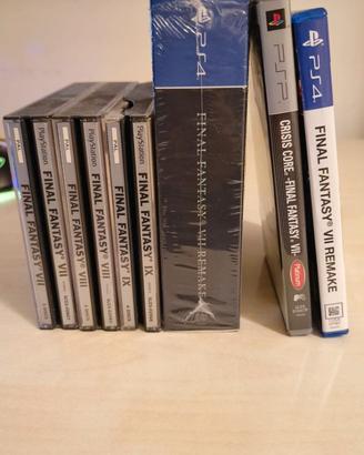 Final Fantasy 7 e 8 e 9 PS1 + Final Fantasy Remake