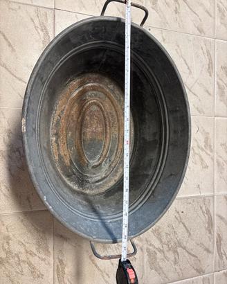 Antica vasca in zinco  anni 50/60