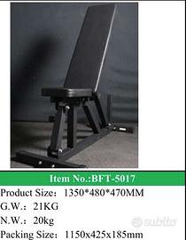 PANCA DA PALESTRA NUOVA