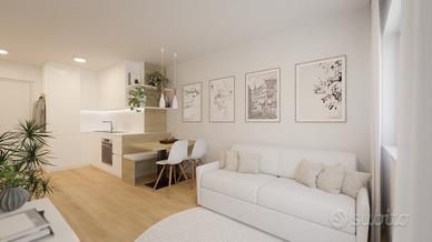 Bilocale ristrutturato con balcone a Brunico