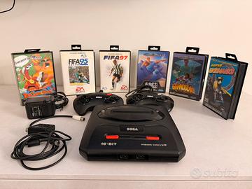 Sega Mega Drive 2 + 2 Controller + 6 Giochi