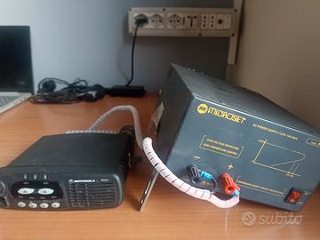 Motorola GM340 + Alimentatore Microset PT114A