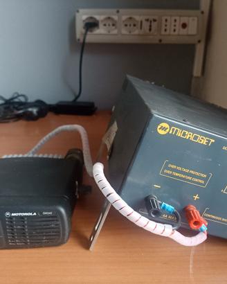 Motorola GM340 + Alimentatore Microset PT114A