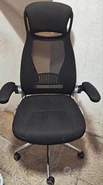 Sedia girevole ergonomica