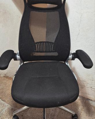 Sedia girevole ergonomica