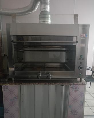 girarrosto a gas 48 polli 