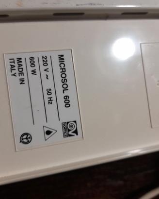 TERMOCONVETTORE VORTICE MICROSOL 600