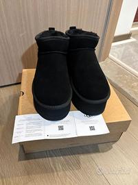 Stivali da neve con tacco alto UGG, neri, taglia40
