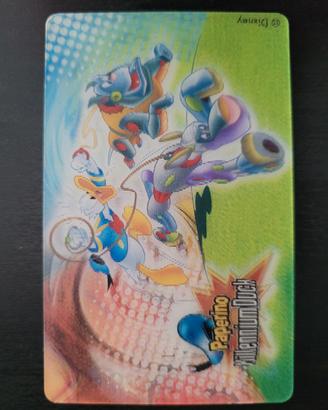 2 card Paperino millennium duck Buitoni