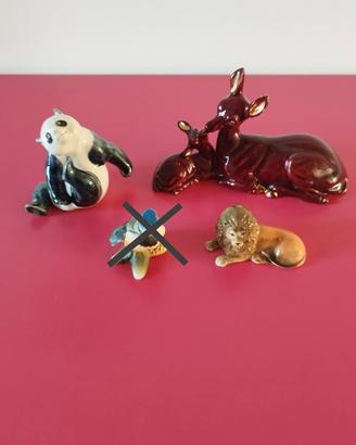 Lotto animali ceramica vintage 
