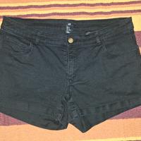 pantaloncini jeans neri