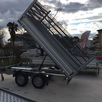 rimorchio per auto ribaltabile su tre lati 3500Kg