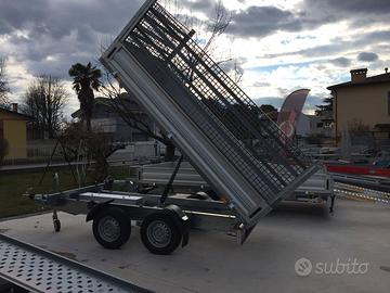 rimorchio per auto ribaltabile su tre lati 3500Kg