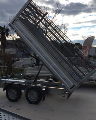 rimorchio per auto ribaltabile su tre lati 3500Kg