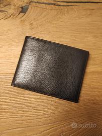 Portafogli da uomo in pelle nero