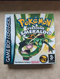 pokemon smeraldo + scatola fatta a mano 