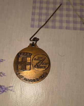 Medaglia Spilla Alpini 65ª Adunata Nazionale Milan