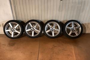 Set 4 cerchi 8j x - 18 per BMW serie 5 - Dezent